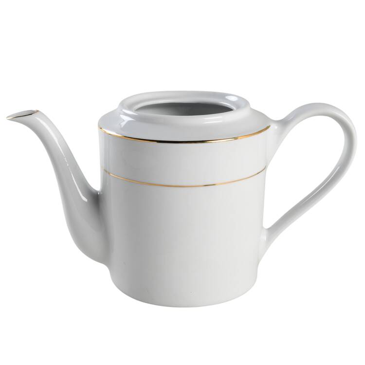 Classic Gold (Coupe, Gold Trim&Rings) Teapot No Lid