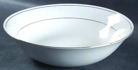 Classic Gold (Coupe, Gold Trim&Rings) 9" Round Vegetable Bowl