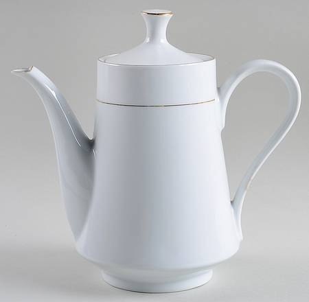 Classic Gold (Coupe, Gold Trim&Rings) Coffee Pot & Lid