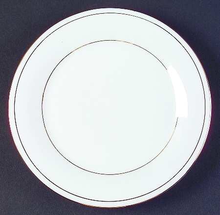 Classic Gold (Coupe, Gold Trim&Rings) Salad Plate