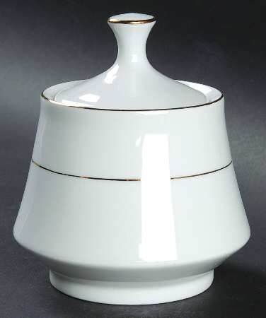 Classic Gold (Coupe, Gold Trim&Rings) Sugar Bowl & Lid