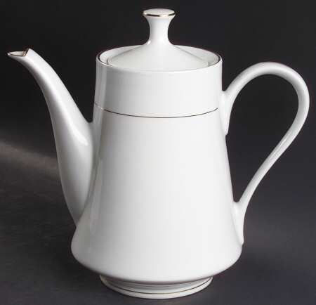 Classic Gold (Coupe, Gold Trim&Rings) Coffee Pot & Lid