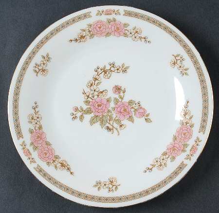 Floral Mist Salad Plate