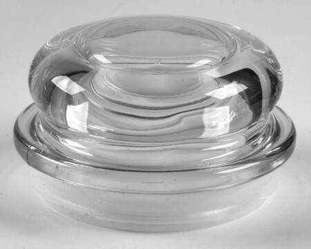 Poinsettia & Ribbon Lid for 7" Glassware Storage Jar