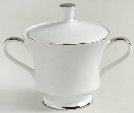English Lace Sugar Bowl & Lid