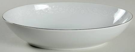 English Lace 10" Oval Vegetable Bowl