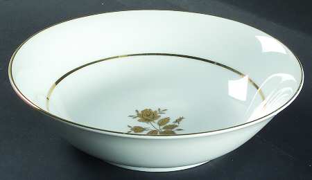 Eternal Rose 9" Round Vegetable Bowl