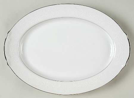 Lady Elegant 14" Oval Serving Platter
