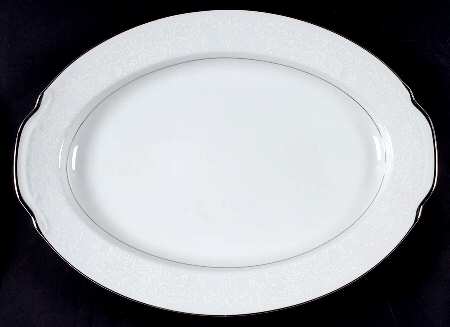 Lady Elegant 16" Oval Serving Platter