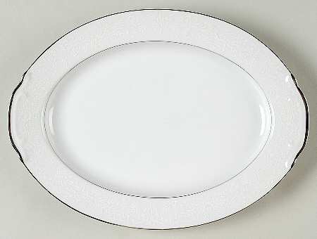 Lady Elegant 12" Oval Serving Platter