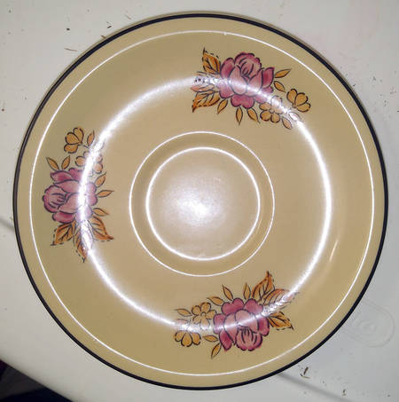 Plum Rose Saucer