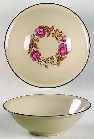 Plum Rose Coupe Cereal Bowl