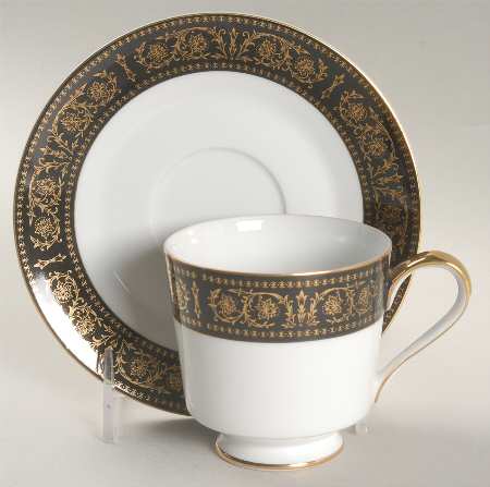 Rhapsody Footed Cup & Saucer Set