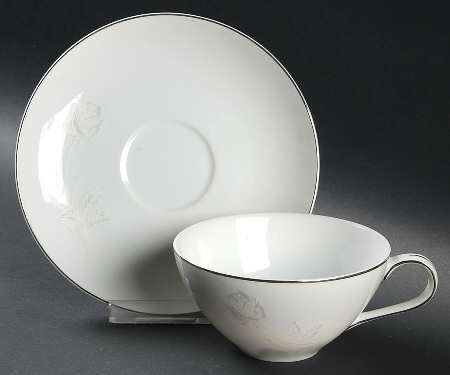 Remembrance Flat Cup & Saucer Set