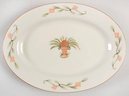 Pineapple 12" Oval Serving Platter