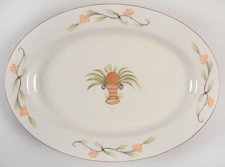 Pineapple 10" Oval Serving Platter