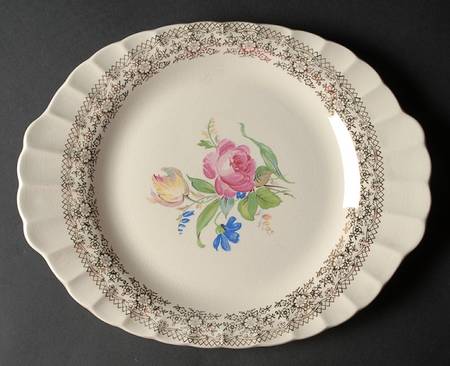 Sharon 13" Oval Serving Platter