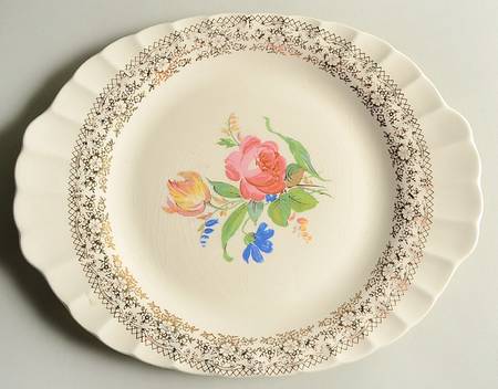 Sharon 11" Oval Serving Platter