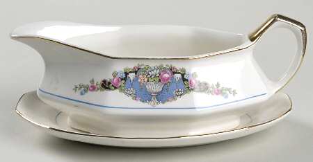 Maytime Gravy Boat & Underplate