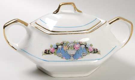 Maytime Sugar Bowl & Lid