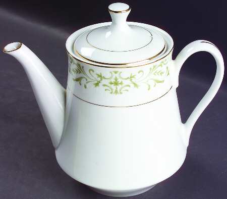 Allegro Green Teapot & Lid