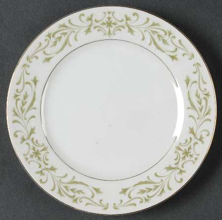 Allegro Green Bread & Butter Plate