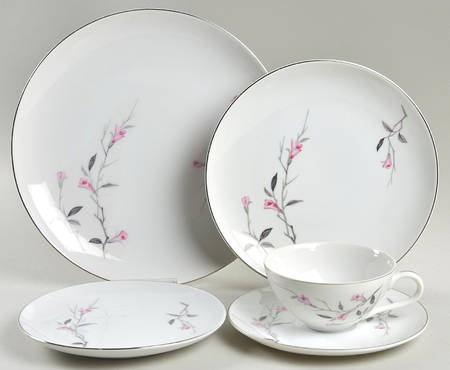 Cherry Blossom 5 Piece Place Setting