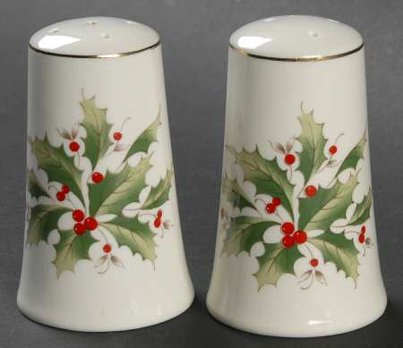 Holly Holiday Salt & Pepper Set