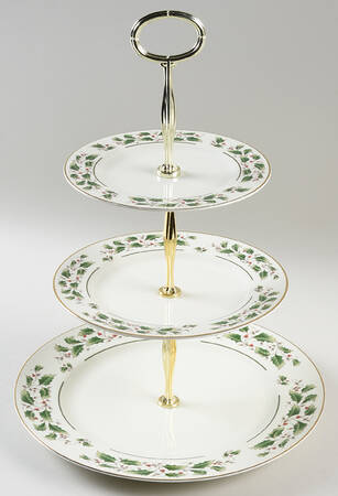 FCJ5 13 7/8"-14 1/4" 3-Tiered Serving Tray(DP,SP,BB) HC