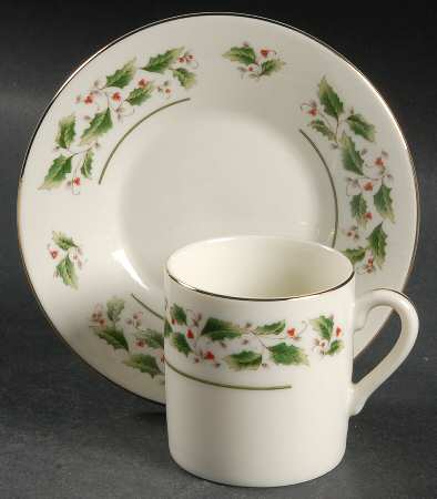 FCJ5 Flat Demitasse Cup & Saucer Set