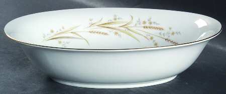 Golden Harvest 10" Oval Vegetable Bowl