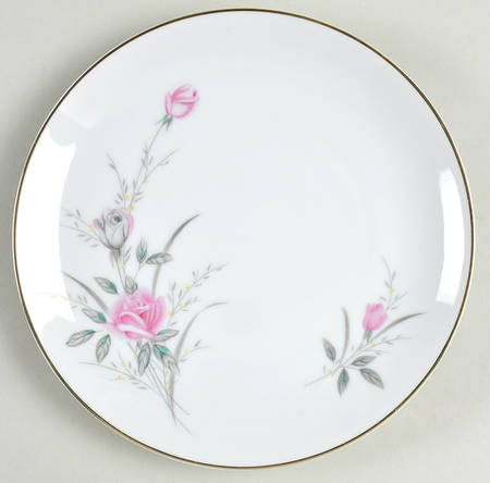 Golden Rose (Pink Roses, Msi) Salad Plate