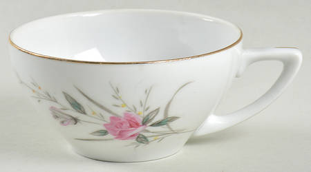 Golden Rose (Pink Roses, Msi) Flat Cup