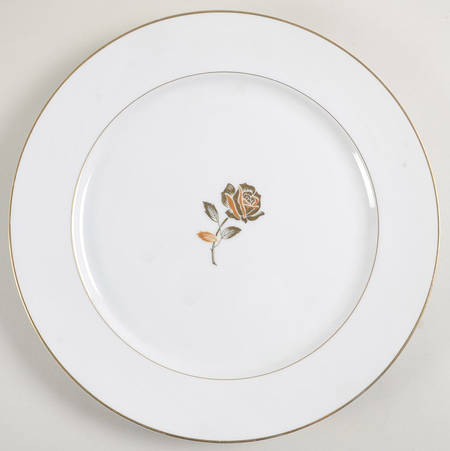 Golden Rose (Gold Rose, Hall Mark) 12" Chop Plate (Round Platter)