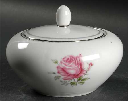 Imperial Rose Sugar Bowl & Lid