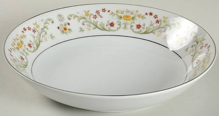 June (Platinum Trim) Coupe Soup Bowl