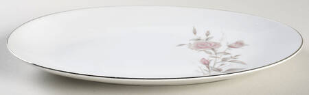 Laura (Platinum Trim) Relish/Gravy Underplate
