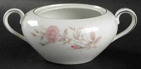 Laura (Platinum Trim) Sugar Bowl No Lid