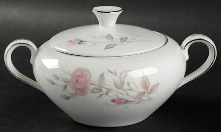 Laura (Platinum Trim) Sugar Bowl & Lid