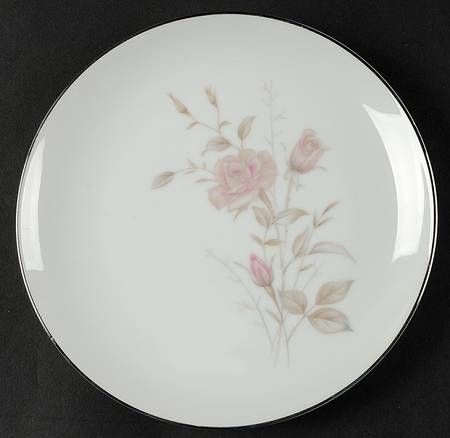 Laura (Platinum Trim) Salad Plate