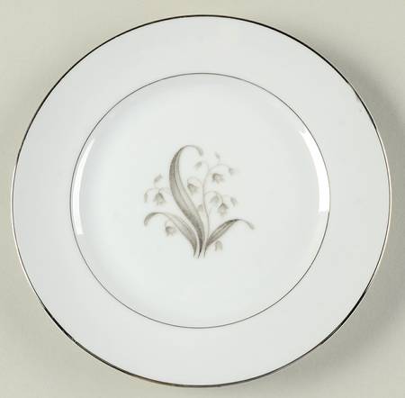 Lily of The Valley Salad Plate