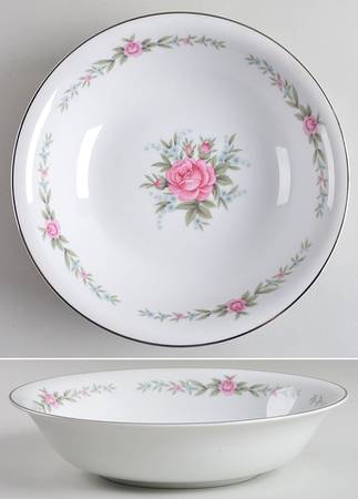 Melody Rose 9" Round Vegetable Bowl