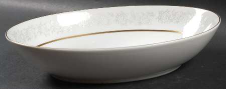 Queens Brocade 10" Oval Vegetable Bowl