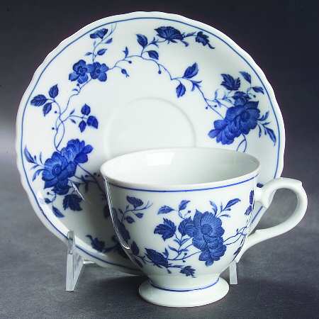 Royal Meissen Footed Cup & Saucer Set