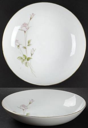 Rose Spray 9" Round Vegetable Bowl