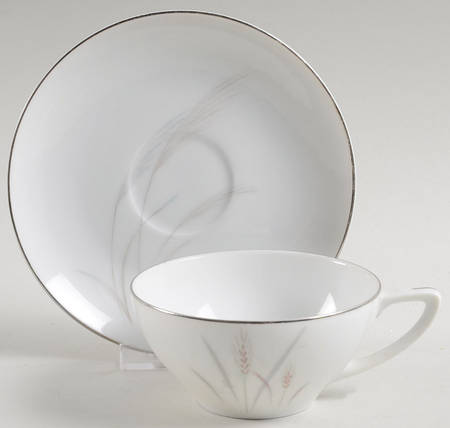 Trade Wind Flat Cup & Saucer Set