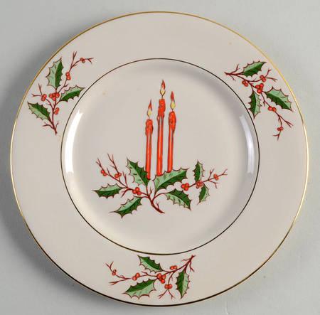 Christmas (Rim) Salad Plate