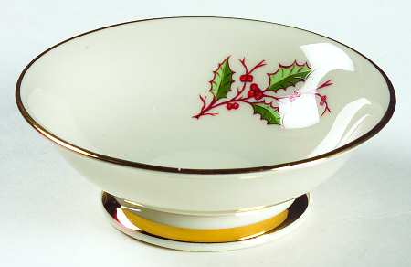 Christmas (Rim) Individual Fruit/Dessert (Sauce) Bowl