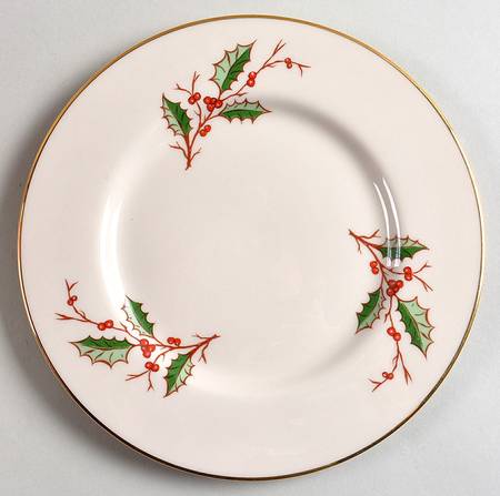 Christmas (Rim) Salad Plate