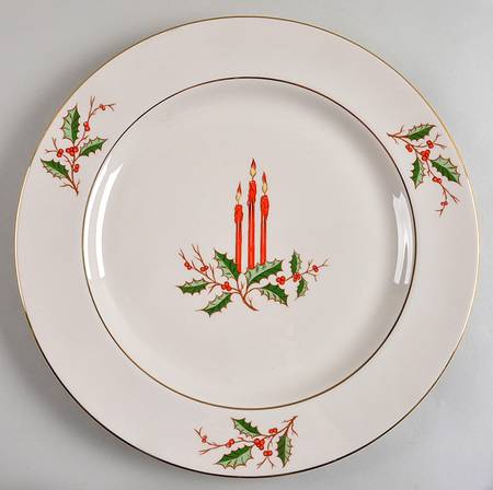 Christmas (Rim) 13" Chop Plate (Round Platter)